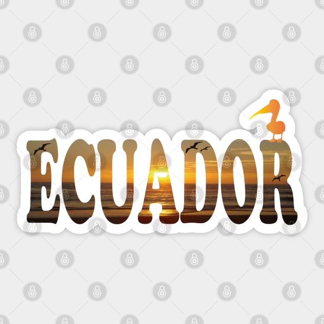 Ecuador Sticker by leeloolook